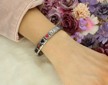 Charms Nomination - Link 925 Silver 'Biała kokarda' 33032311 to element do bransoletki komponowanej Nomination Italy pokryty najwyżej jakości srebrem próby 925..jpg